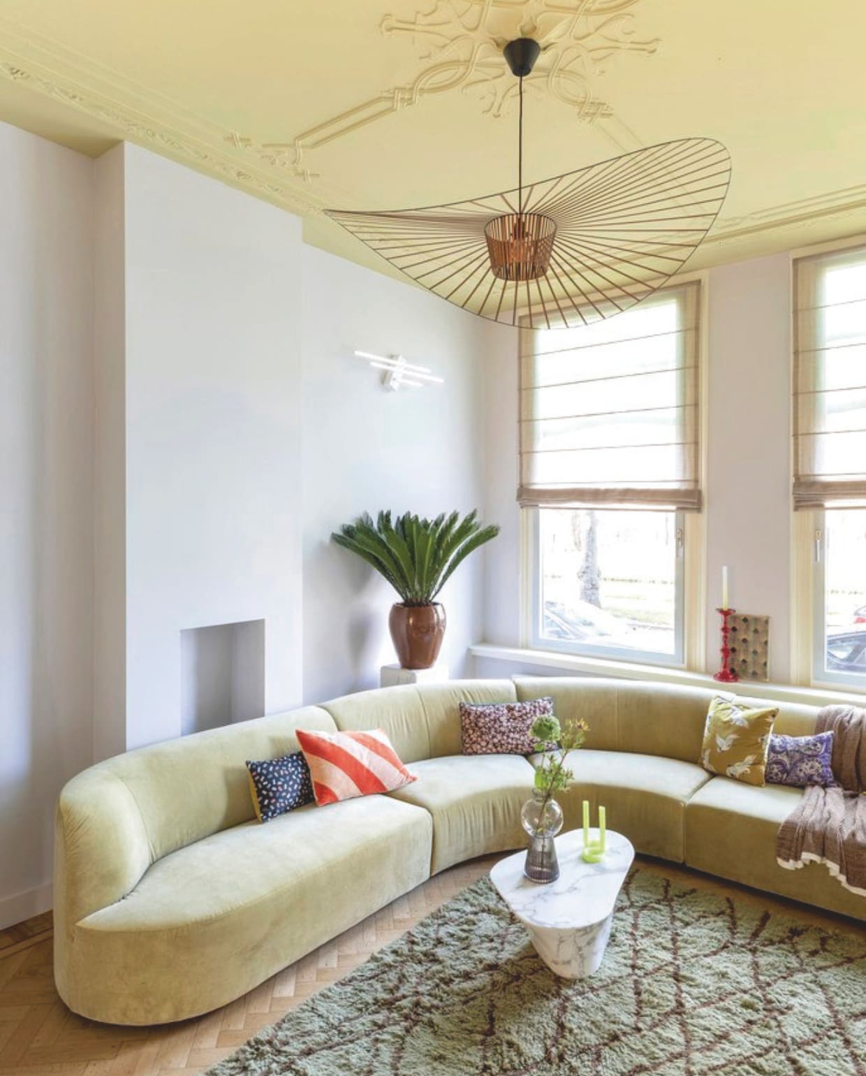 Colour me pretty Plafond als statement