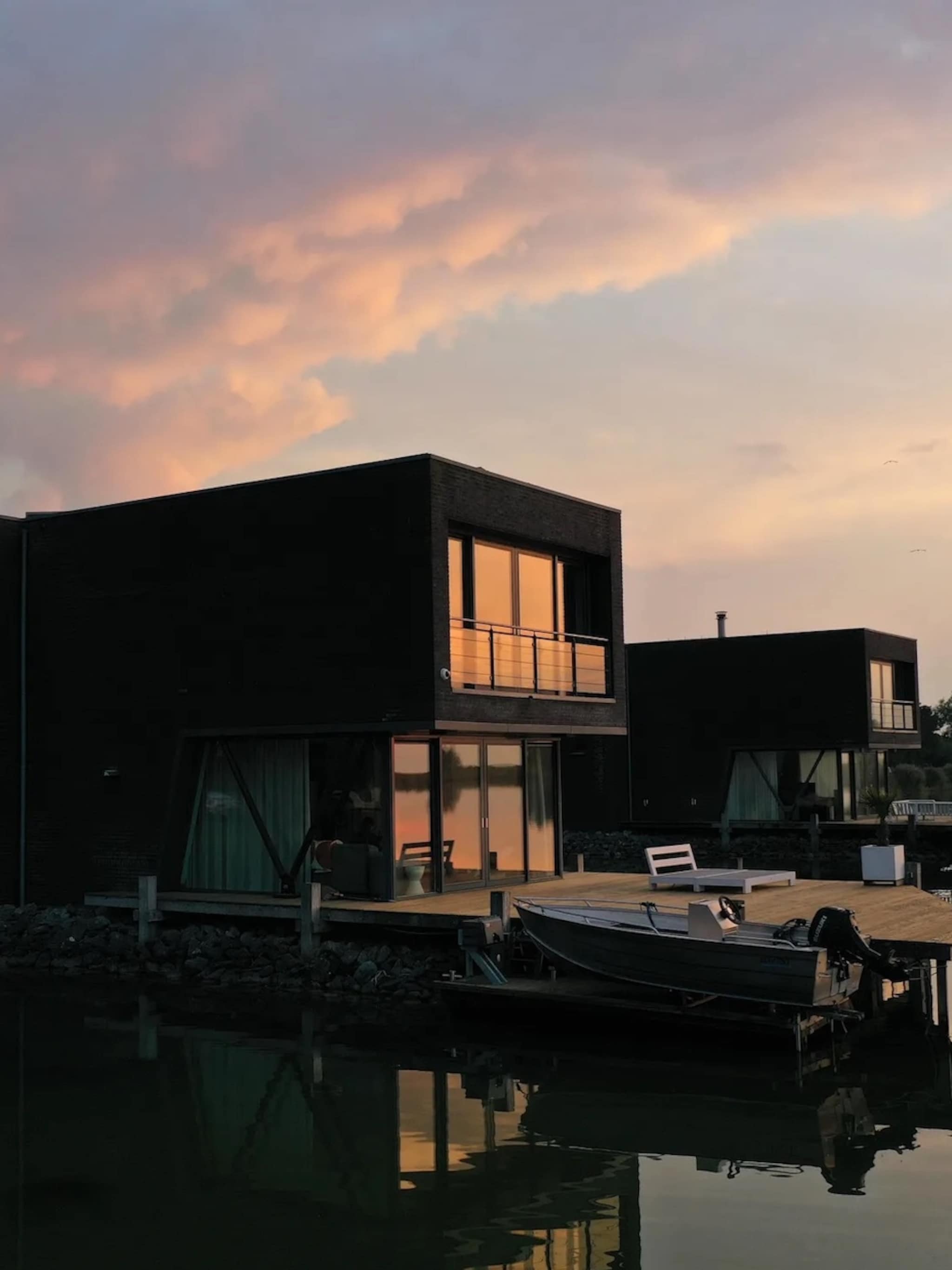 villa op het water uitzicht vloer