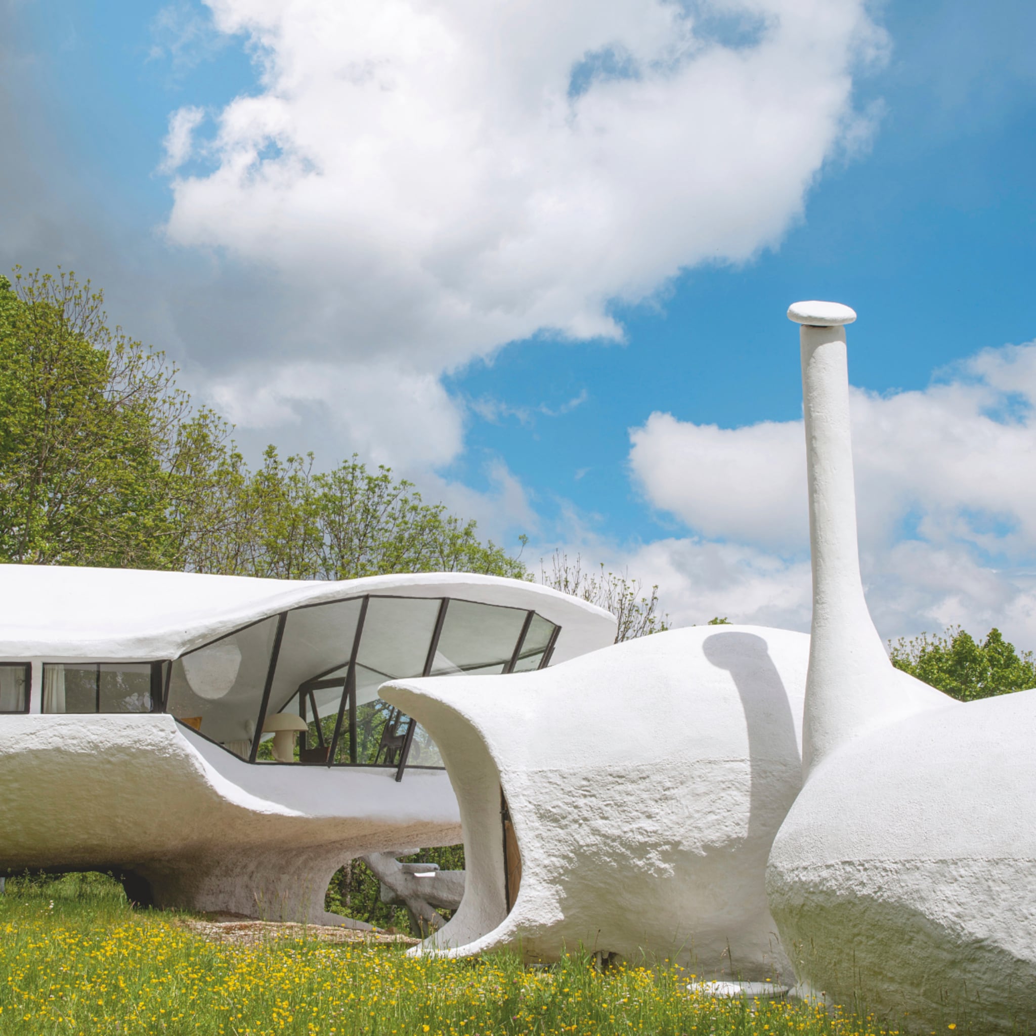 futuristisch bubbelhuis space age jaren 60