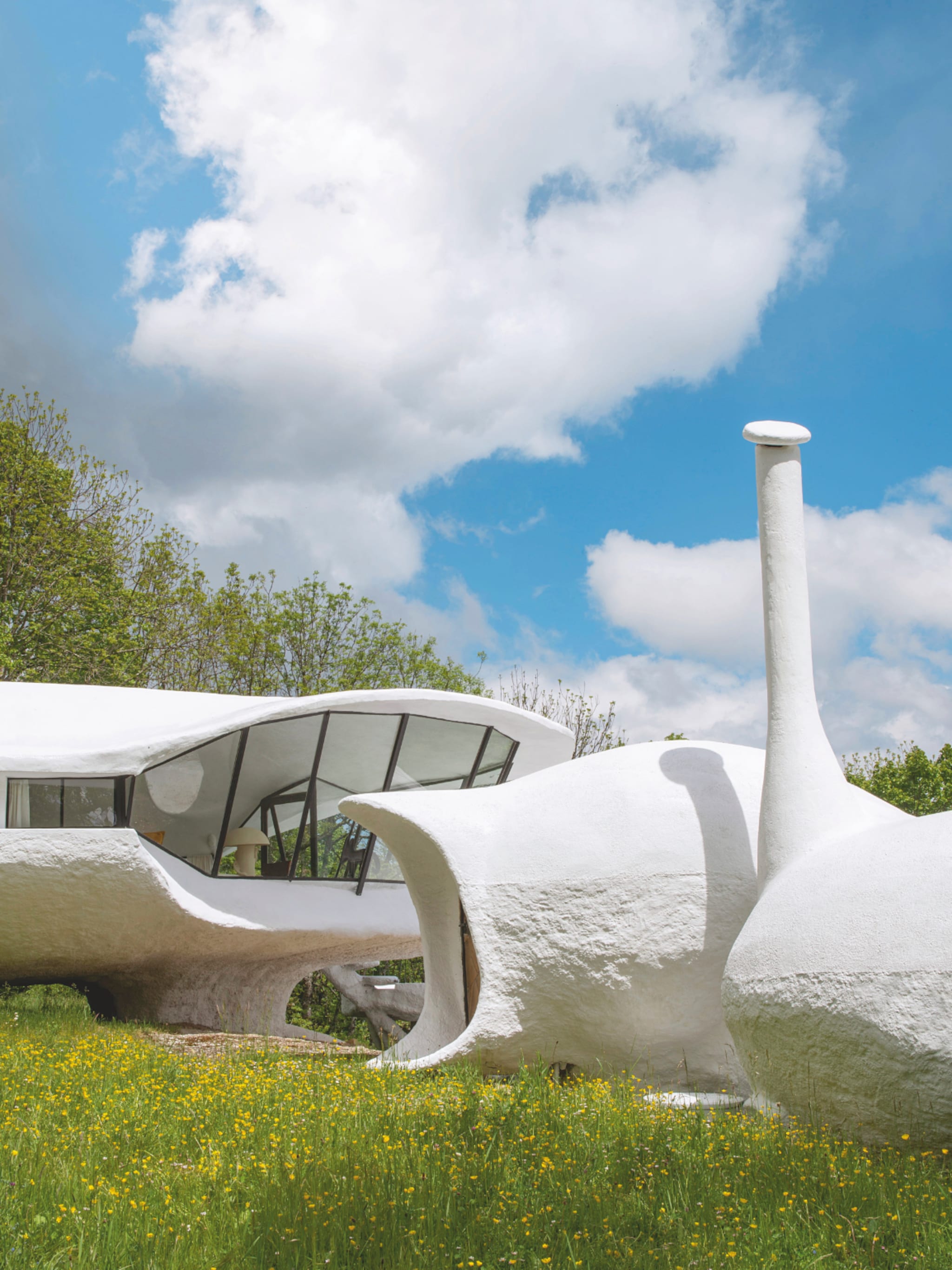 futuristisch bubbelhuis space age jaren 60